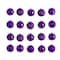 20ct. 3" Purple Shatterproof Christmas Ornaments